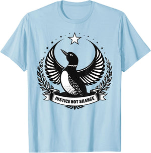 Minnesota Rebel Alliance Political MN Loon Resist T-Shirt - T-Shirt | Light Blue