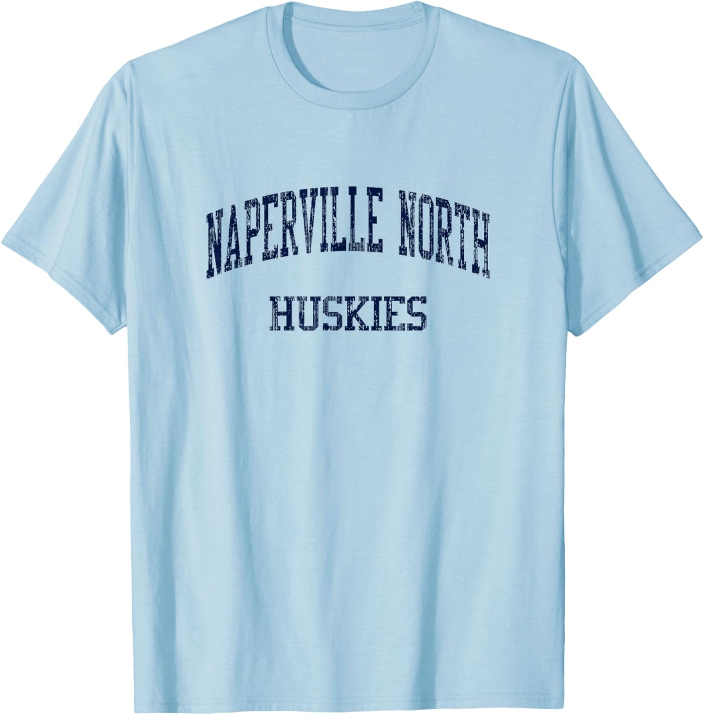Naperville North High School HS Naperville IL Vintage Sports T-Shirt - T-Shirt | Light Blue