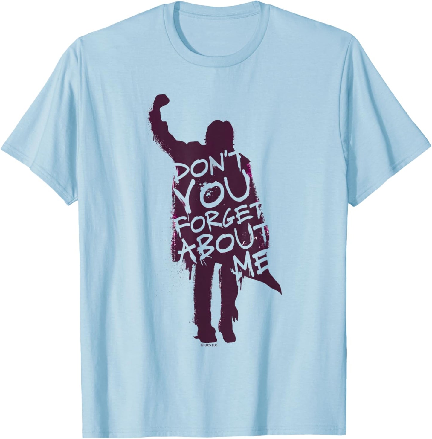The Breakfast Club Dont You Forget About Me 80s Movie T-Shirt - T-Shirt | Light Blue