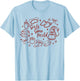 Slumber Party Girls Weekend Bachelorette Girls Gone A Mild T-Shirt - T-Shirt | Light Blue