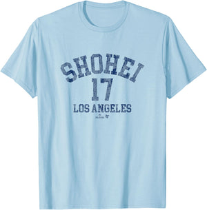 Shohei Ohtani - Shohei 17 - Los Angeles Baseball T-Shirt - T-Shirt | Light Blue