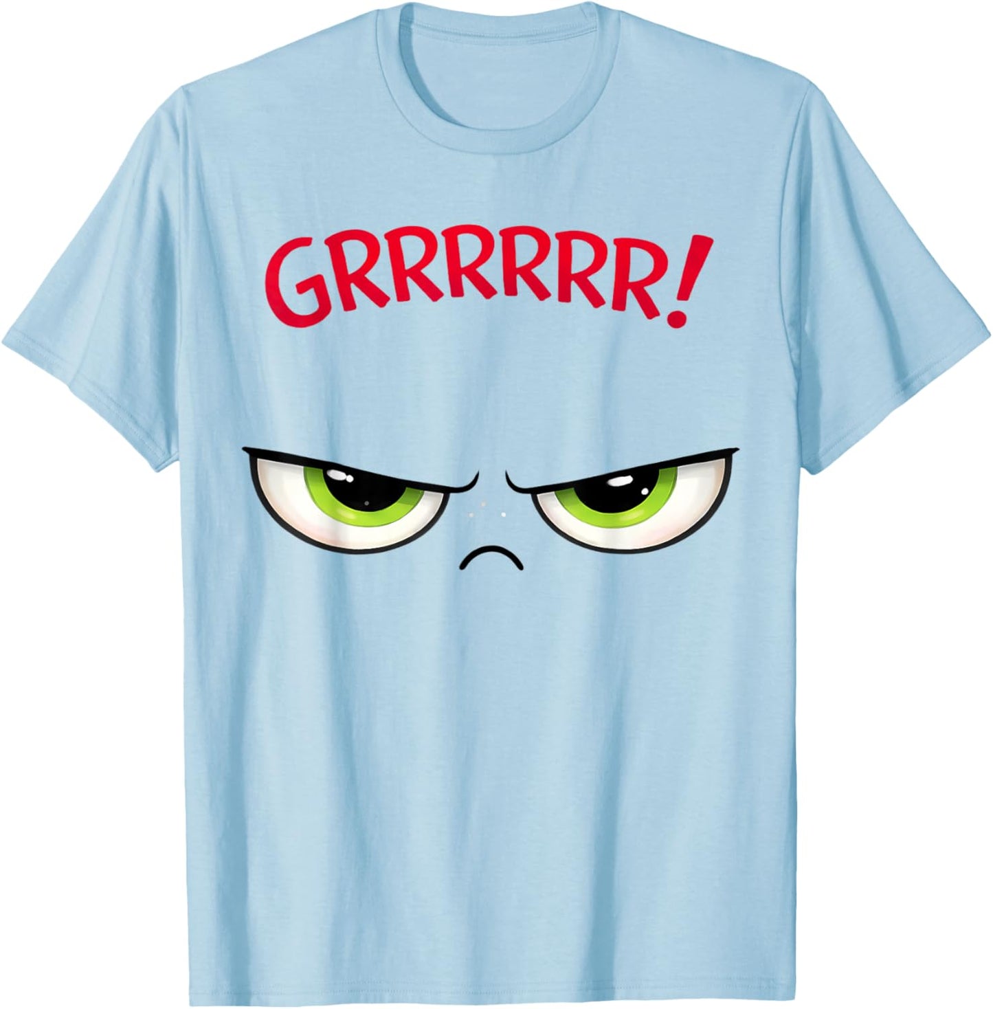 The Green Sour Grape Grrrrrrr Kids Costume T-Shirt - T-Shirt | Light Blue