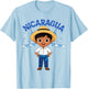 Nicaragua Nicaraguan Boy Traditional Outfit Wear Heritage T-Shirt - T-Shirt | Light Blue