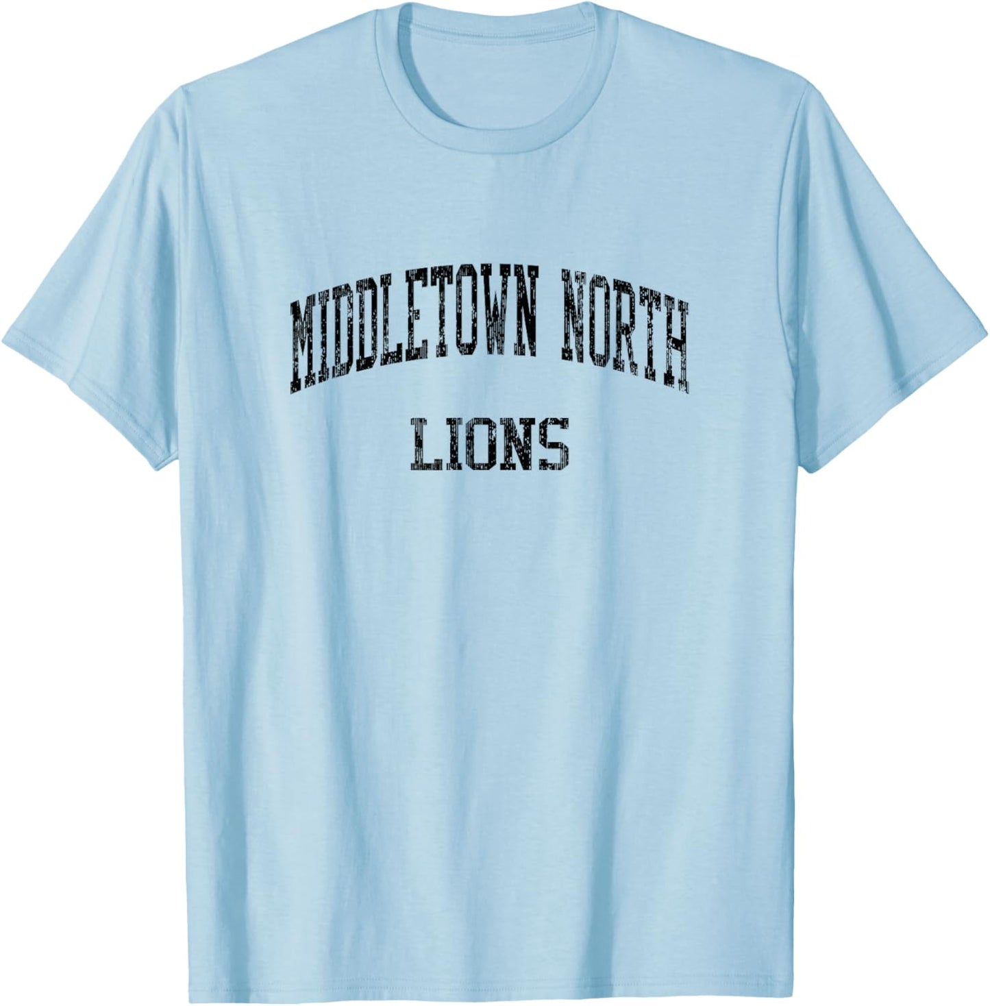 Middletown North High School HS Middletown NJ Vintage Sports T-Shirt - T-Shirt | Light Blue