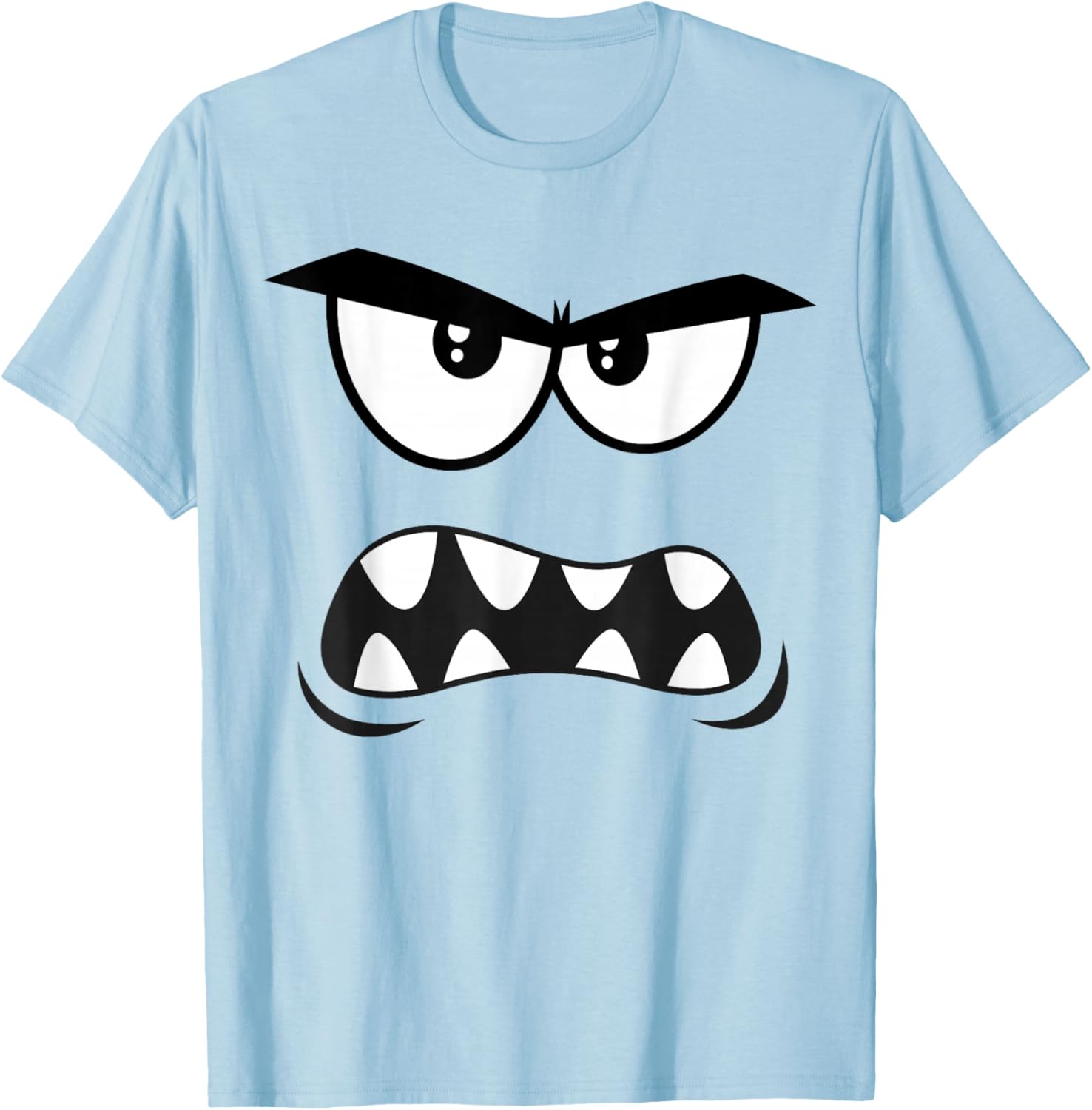 Creepy Carrots Face Funny Halloween Costume Kids and Adults T-Shirt - T-Shirt | Light Blue