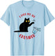 I Like My Ice Crushed Funny Cat Knock Over Ice Cup T-Shirt - T-Shirt | Light Blue