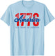 250 Years of Freedom American 1776 2026 250th USA Birthday T-Shirt - T-Shirt | Light Blue