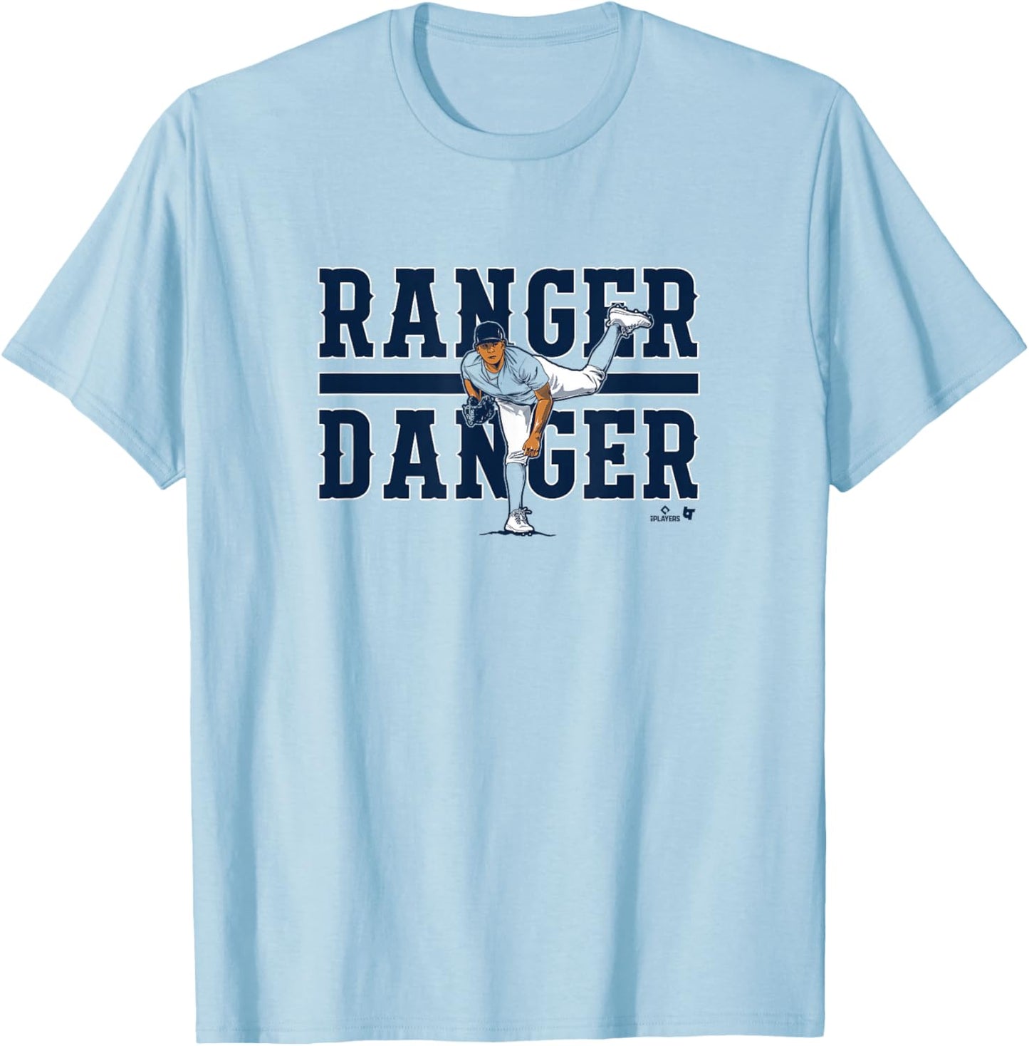 Ranger Suarez - Ranger Danger - Boston Baseball T-Shirt - T-Shirt | Light Blue