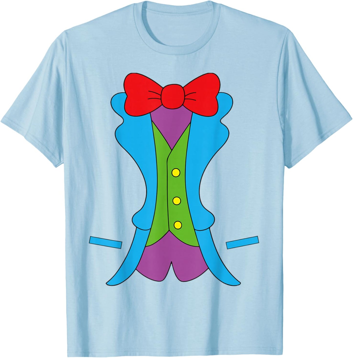 March Hare, Alice in Wonderland, DIY Group Halloween Costume T-Shirt - T-Shirt | Light Blue