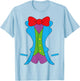 March Hare, Alice in Wonderland, DIY Group Halloween Costume T-Shirt - T-Shirt | Light Blue
