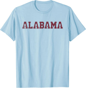Alabama Retro Vintage T-Shirt - T-Shirt | Light Blue