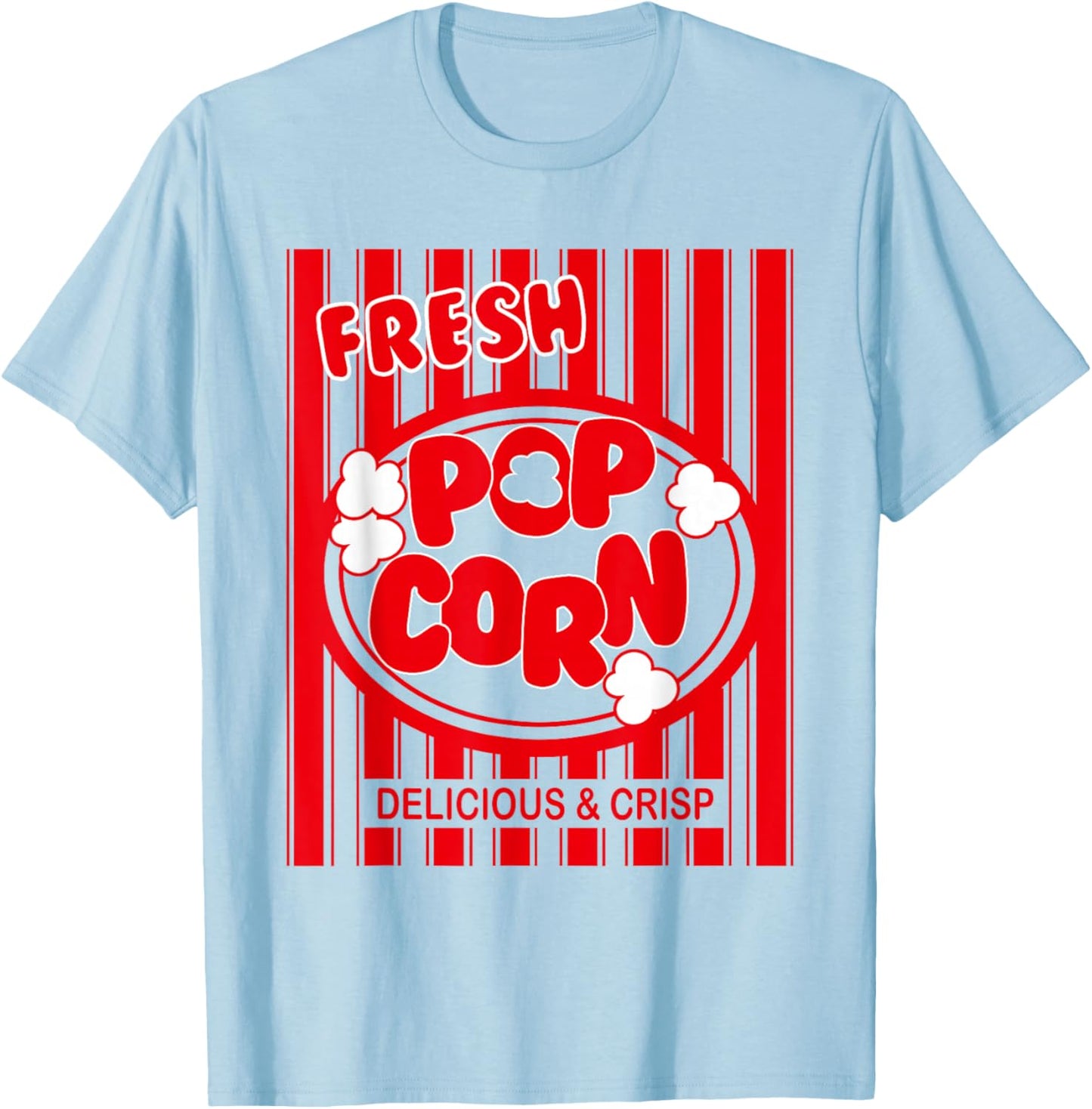 Fresh Popcorn Costume for Halloween T-Shirt - T-Shirt | Light Blue