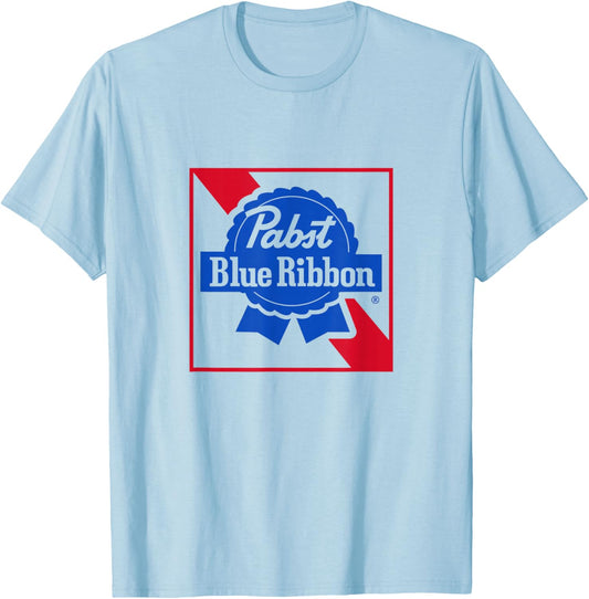 Old School PBR Style T-Shirt - T-Shirt | Light Blue