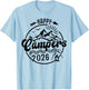 Happy Campers 2026, Friends Camping Adventures in Outdoors T-Shirt - T-Shirt | Light Blue
