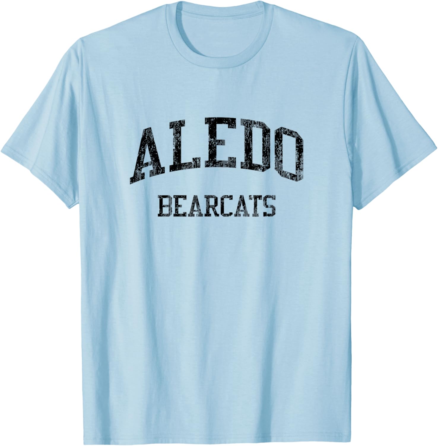 Aledo High School HS Aledo TX Vintage Sports T-Shirt - T-Shirt | Light Blue