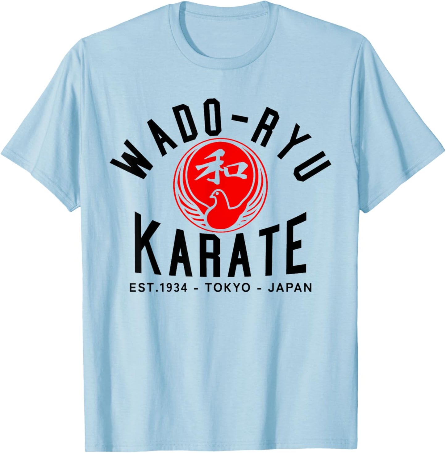 Wado-Ryu Karate Japan Martial Arts T-Shirt - T-Shirt | Light Blue