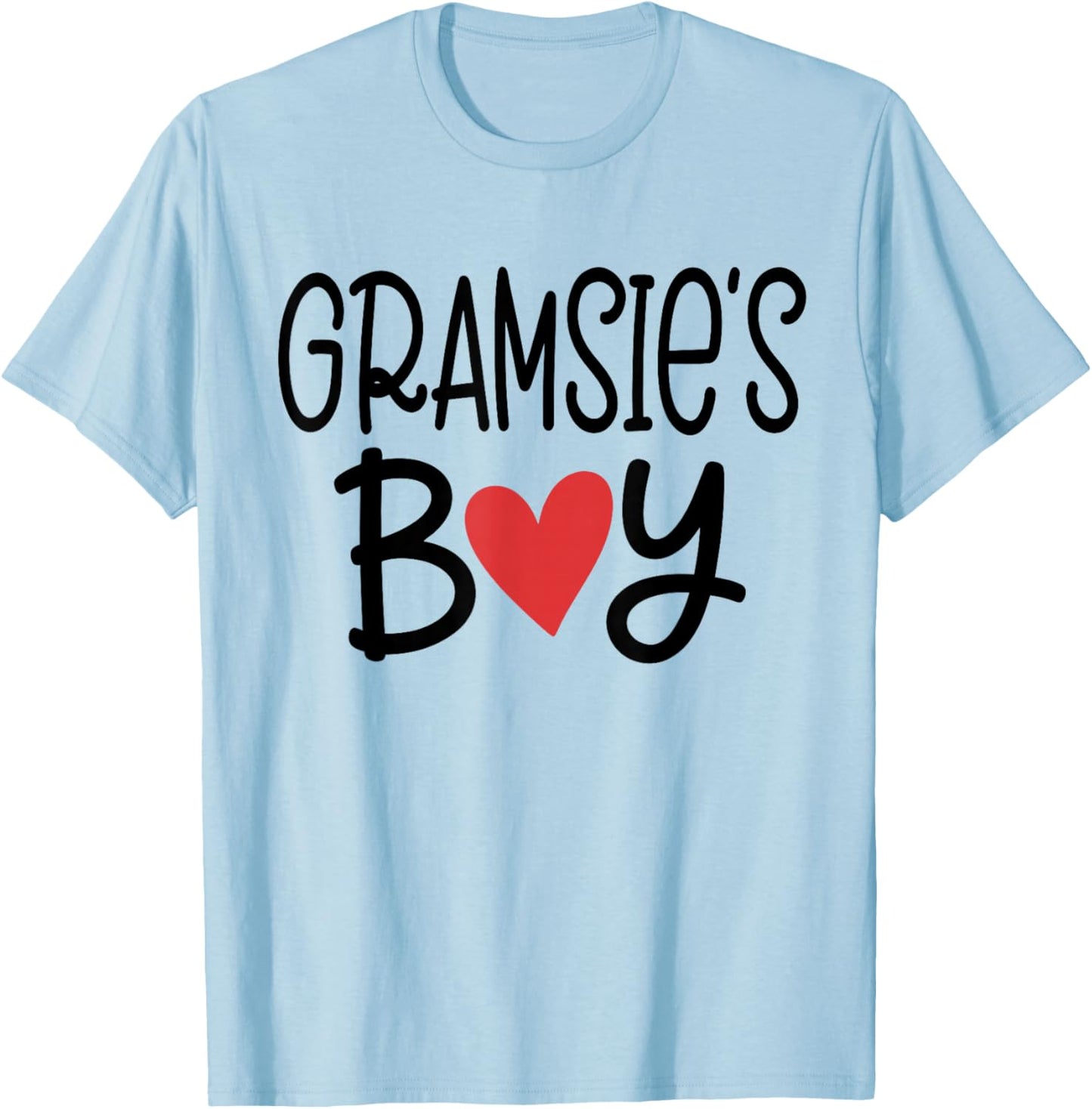 GRAMSIE’S Boy Favorite Child Grandma Funny Mothers Day T-Shirt - T-Shirt | Light Blue