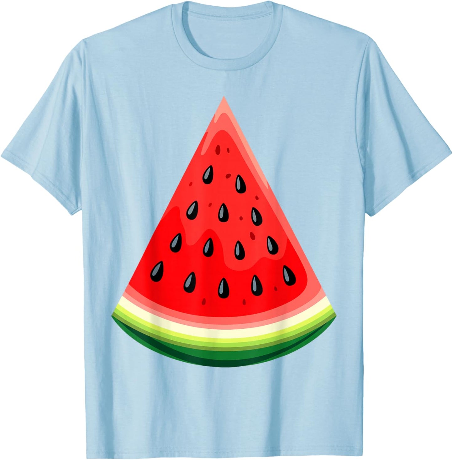 Watermelon Shirt Adult Kids Men Women Watermelon Costume T-Shirt - T-Shirt | Light Blue