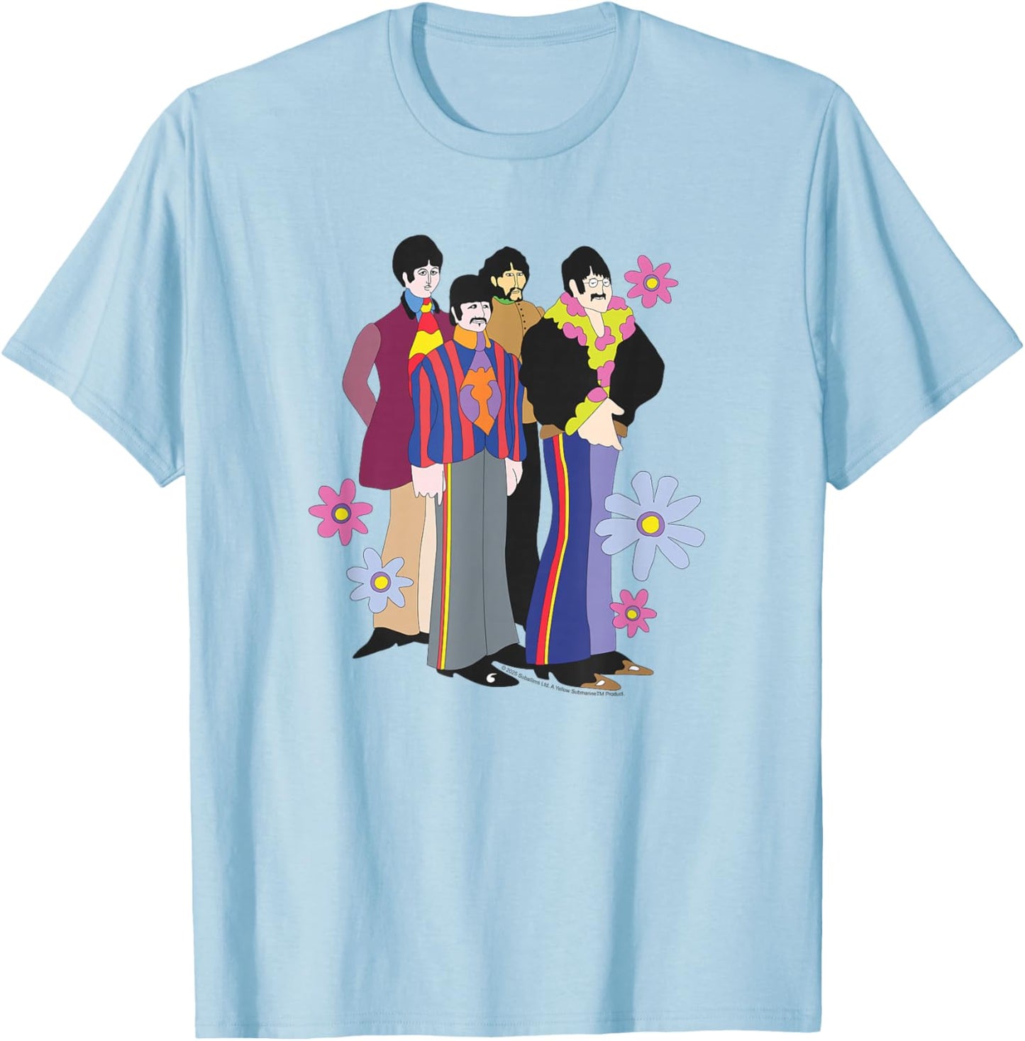 The Beatles T-Shirt - T-Shirt | Light Blue