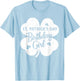St Patrick's Day Birthday Girl Born On St Paddy's Women Girl T-Shirt - T-Shirt | Light Blue
