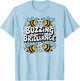Cute Spelling Bee, Buzzing Kids and Teachers School Fun T-Shirt - T-Shirt | Light Blue