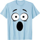 Creepy Carrots Face Funny Halloween Costume for Kids & Adult T-Shirt - T-Shirt | Light Blue