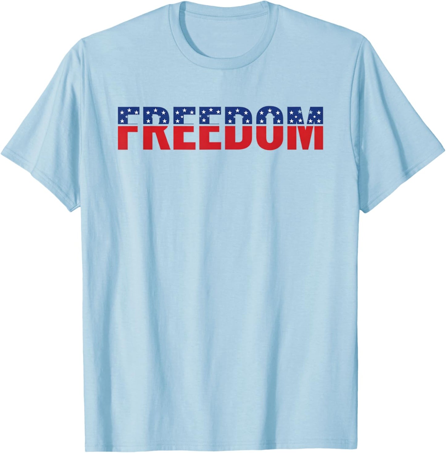 Freedom Shirt, Resist Patriotic Protest USA People T-Shirt - T-Shirt | Light Blue