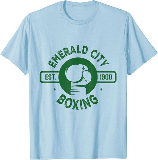 Wizard of Oz Emerald City Boxing Costume Halloween Adult Kid T-Shirt - T-Shirt | Light Blue