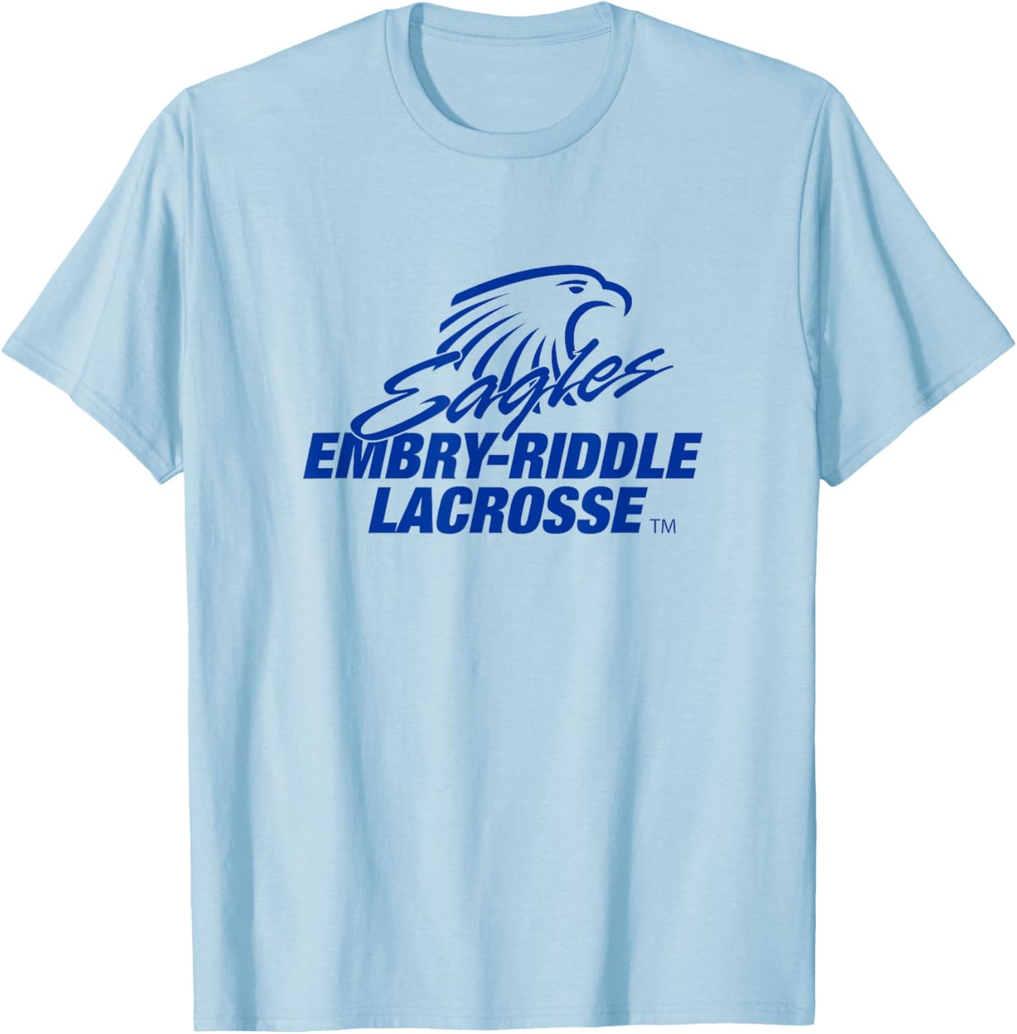 Embry-Riddle Eagles Lacrosse NCAA ER21 T-Shirt - T-Shirt | Light Blue