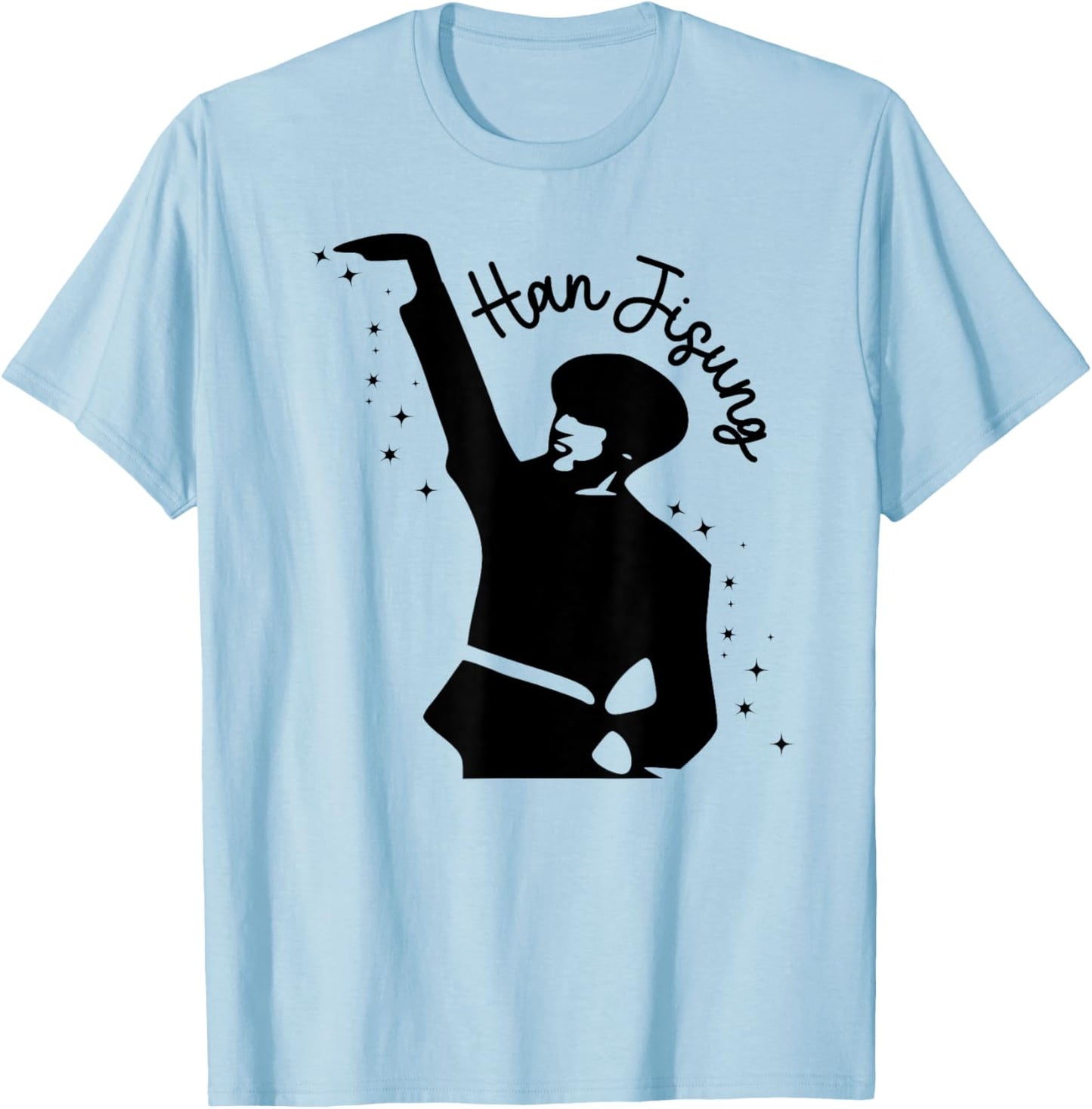 Han Babygirl Pose Jisung BBG Meme Sassy Hannie Bias SKZ T-Shirt - T-Shirt | Light Blue