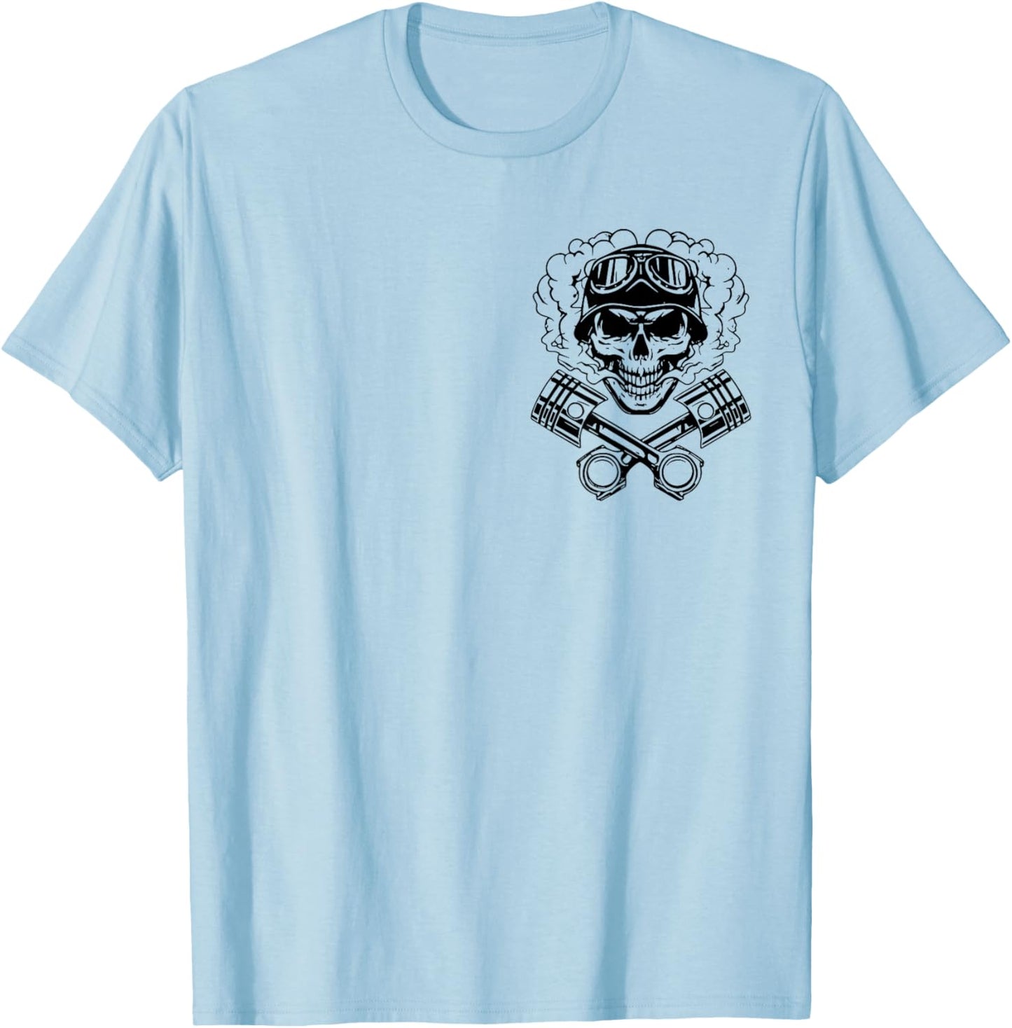 Teach Your Kids to Change Their Oil Not Their Gender 2 Sided T-Shirt - T-Shirt | Light Blue