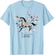 Chinese New Year 2026 Year of The Horse Traditional T-Shirt - T-Shirt | Light Blue