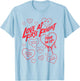 Friday The 13th Love at First Fright Valentine's Day Hearts T-Shirt - T-Shirt | Light Blue
