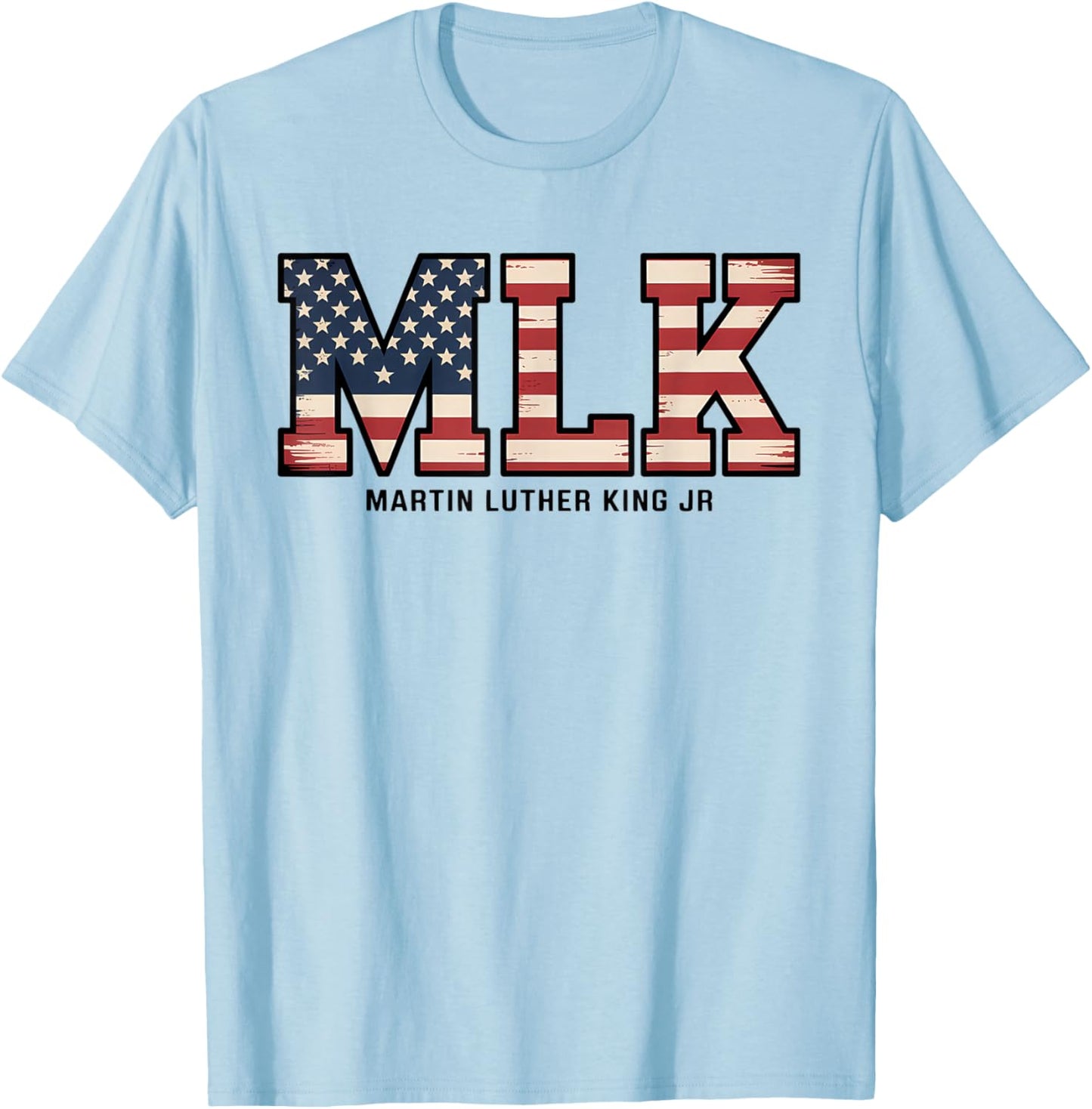 MLK Freedom Martin Luther King jr Day T-Shirt - T-Shirt | Light Blue