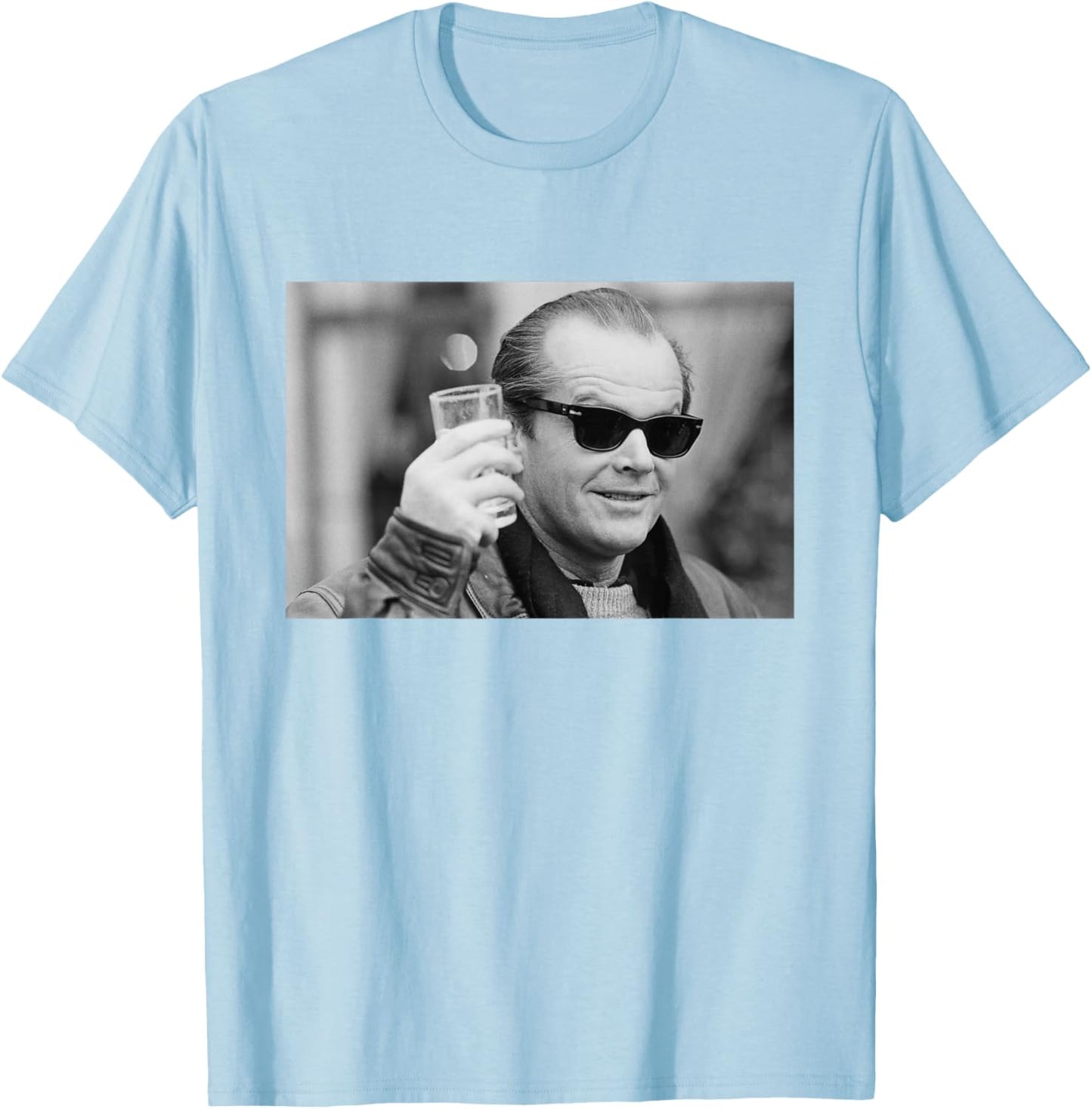 Jack Nicholson Actor Terms of Endearment 1984 T-Shirt - T-Shirt | Light Blue