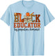 Black Educator HBCU Historically Black Colleges Universities T-Shirt - T-Shirt | Light Blue