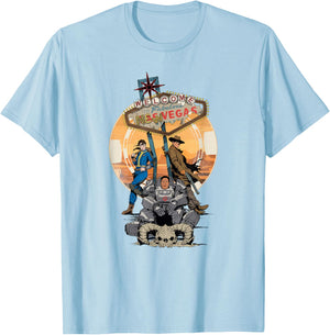 Fallout - Welcome to Fabulous New Vegas T-Shirt - T-Shirt | Light Blue