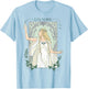 The Lord of the Rings Lady Galadriel Ethereal Art Portrait T-Shirt - T-Shirt | Light Blue