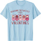 Women Labor and Delivery Nurse Valentine's Day L & D T-Shirt - T-Shirt | Light Blue
