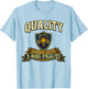 Retro Funny Sarcastic Quality Learning Center School Quote T-Shirt - T-Shirt | Light Blue