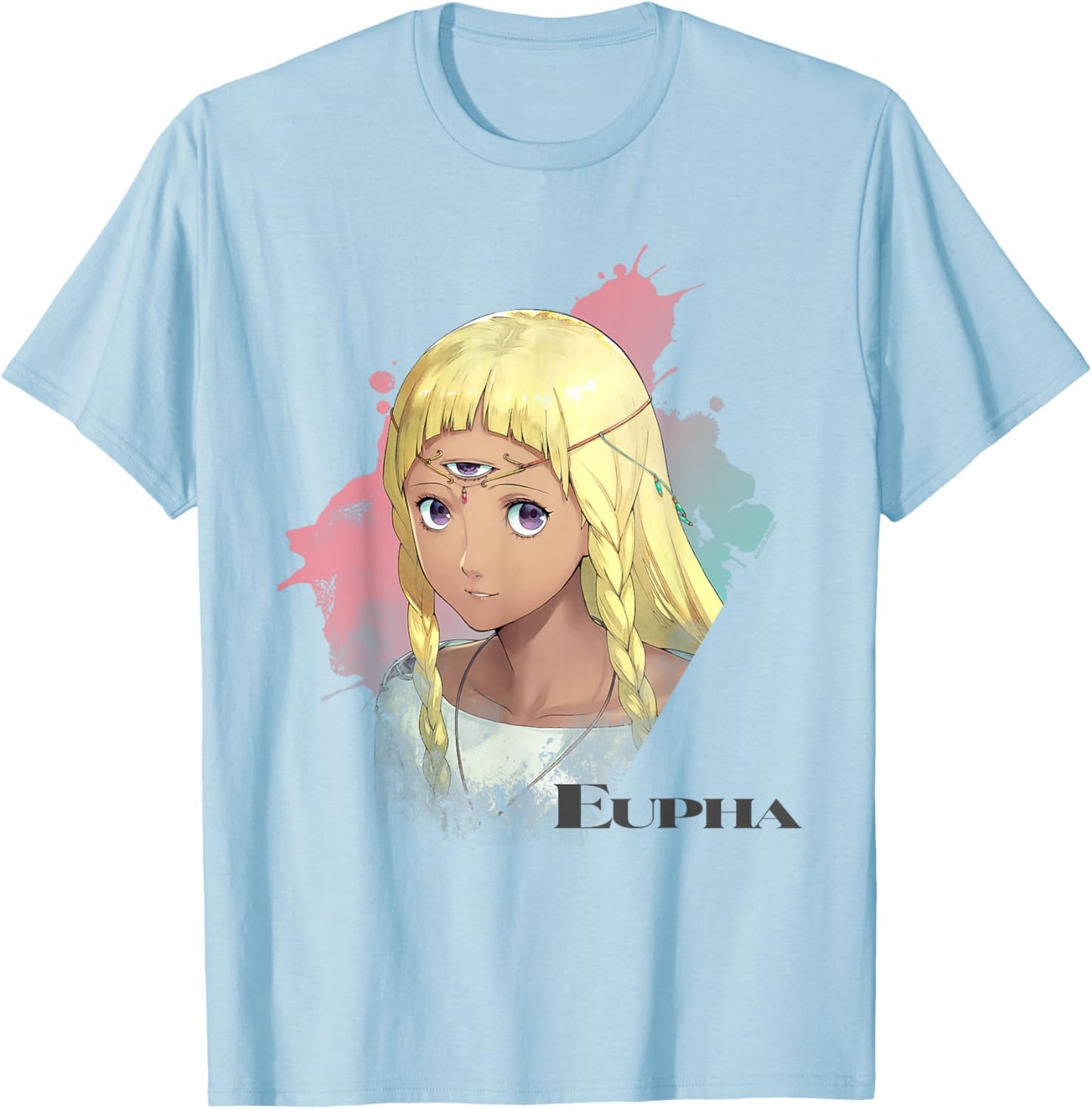 Priestess Eupha Etoreika Video Game T-Shirt - T-Shirt | Light Blue