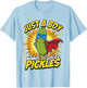 Just A Boy Who Loves Pickles Funny Pickle Boys Kids Lover T-Shirt - T-Shirt | Light Blue