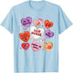 L&D Nurse Valentines Shirt Labor and Delivery Cute Candy T-Shirt - T-Shirt | Light Blue
