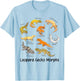 Leopard Gecko Lover Reptile Mom Lizard Leopard Gecko Morphs T-Shirt - T-Shirt | Light Blue