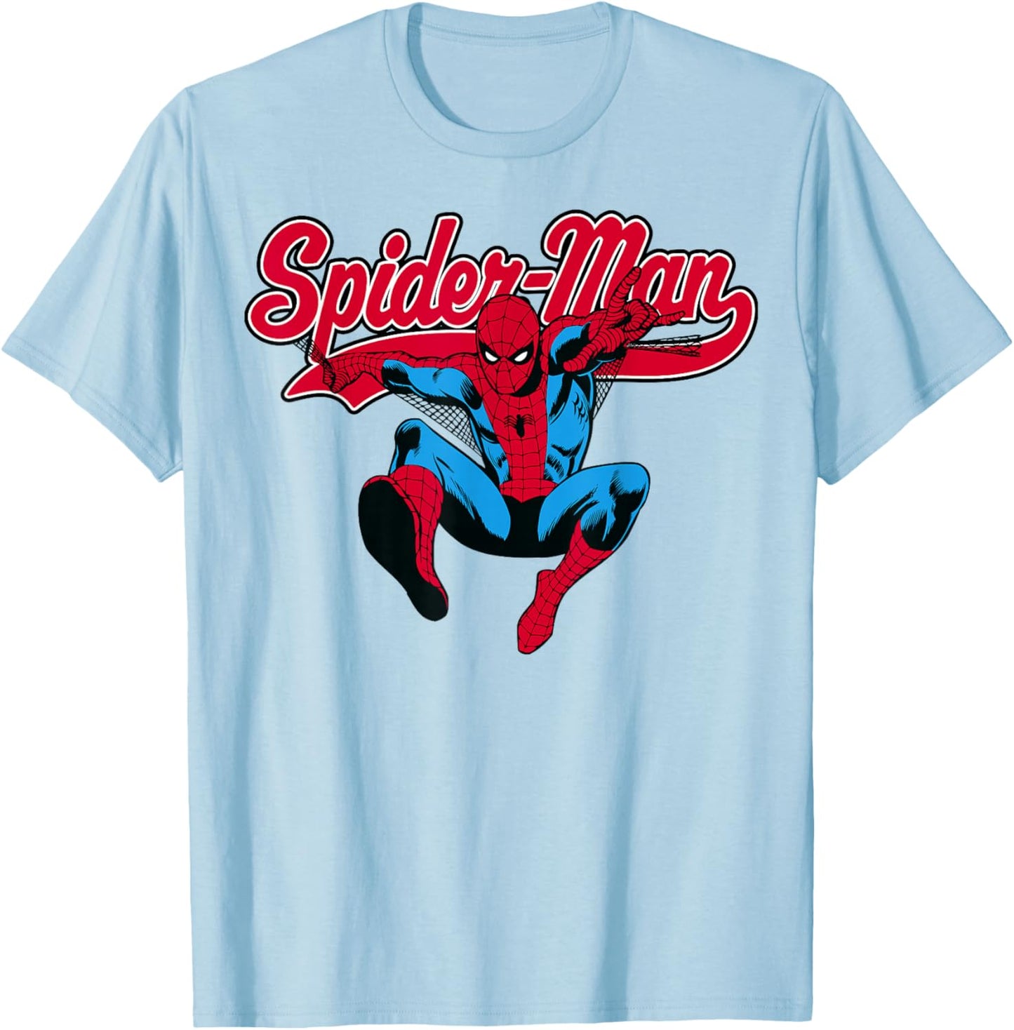 Marvel Comics Spider-Man in Action T-Shirt - T-Shirt | Light Blue