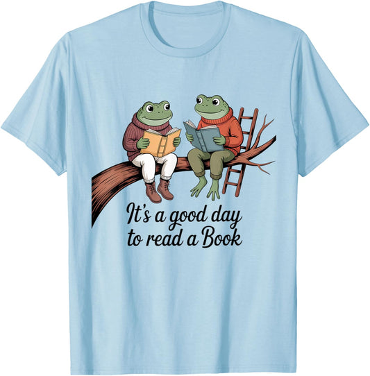 Back to School Frog Funny Frog Toad T-Shirt - T-Shirt | Light Blue