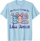 No Bunny Loves Me Like Jesus Easter Cute Girls Kids Toddlers T-Shirt - T-Shirt | Light Blue