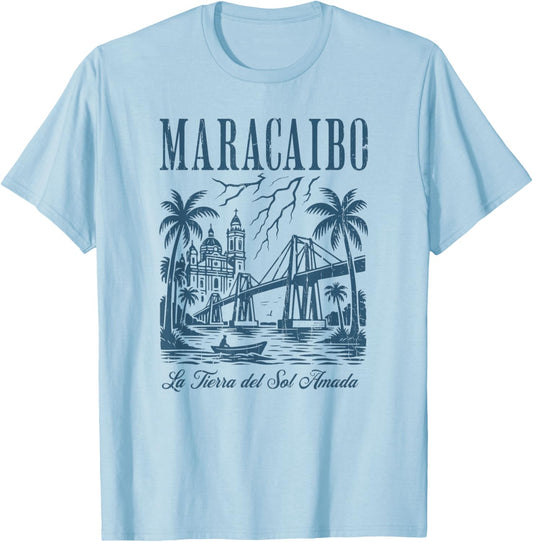 Venezuela Maracaibo, Latino Immigrant, Immigrant Friend T-Shirt - T-Shirt | Light Blue