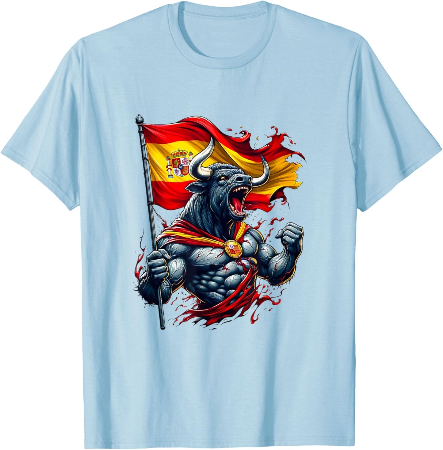 Spain , Spanish Clothes, Spain Shirts for Kids Spain T-Shirt - T-Shirt | Light Blue