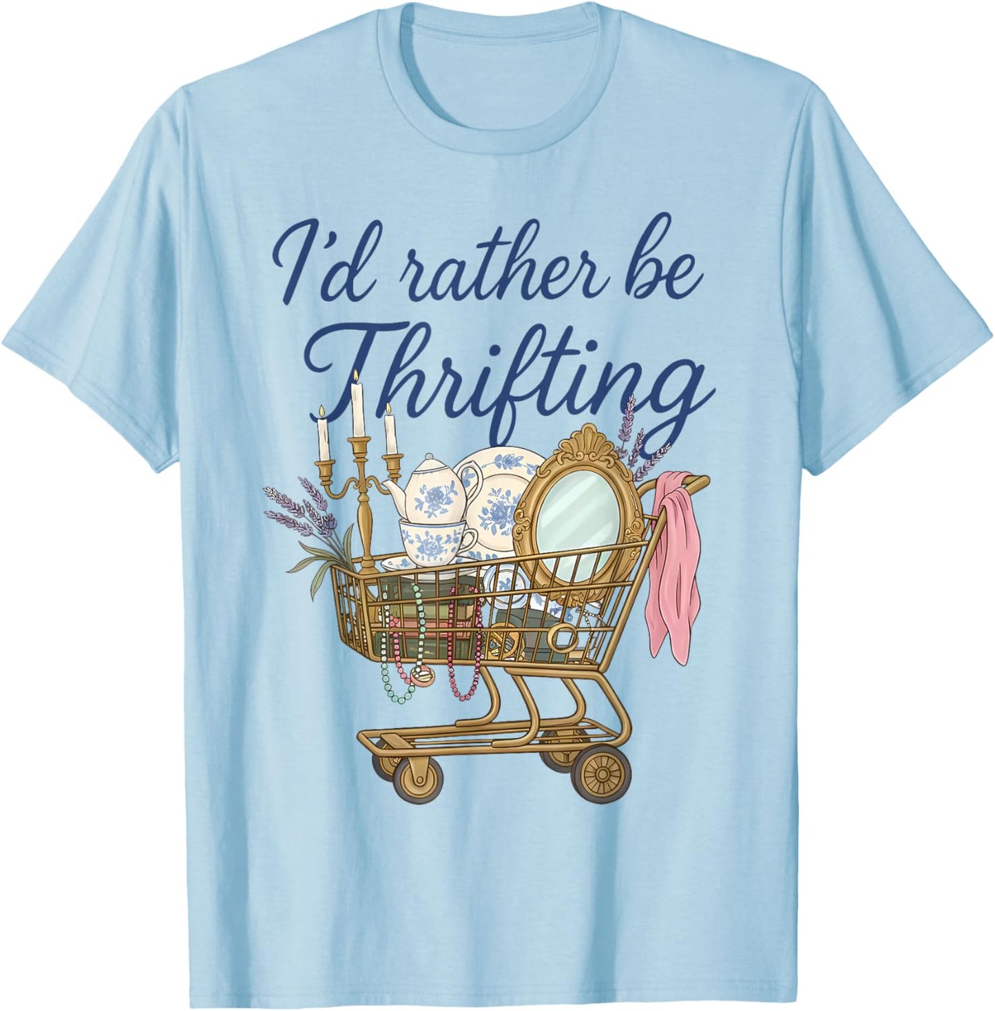 Thrift Lover T-Shirt - T-Shirt | Light Blue